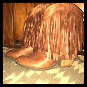 Fallon fringe boots
